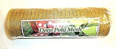 Deco Poly Mesh Metallic Gold 10
