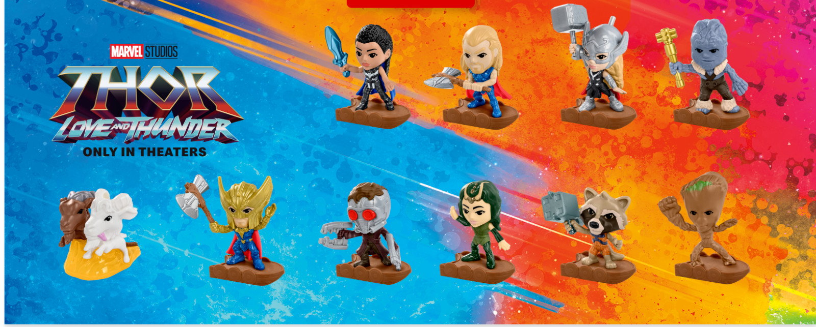 McDonald's Disney's Marvel Thor Love and Thunder HAPPY MEAL