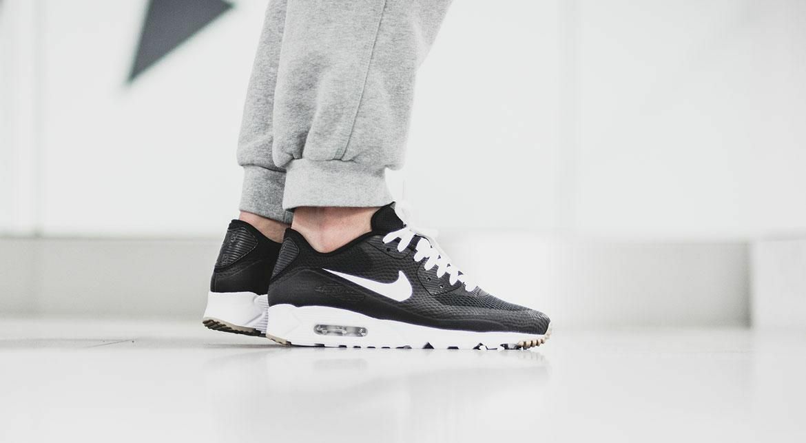 Nike Air Max 90 Ultra Essential Black White-Black 819474-010