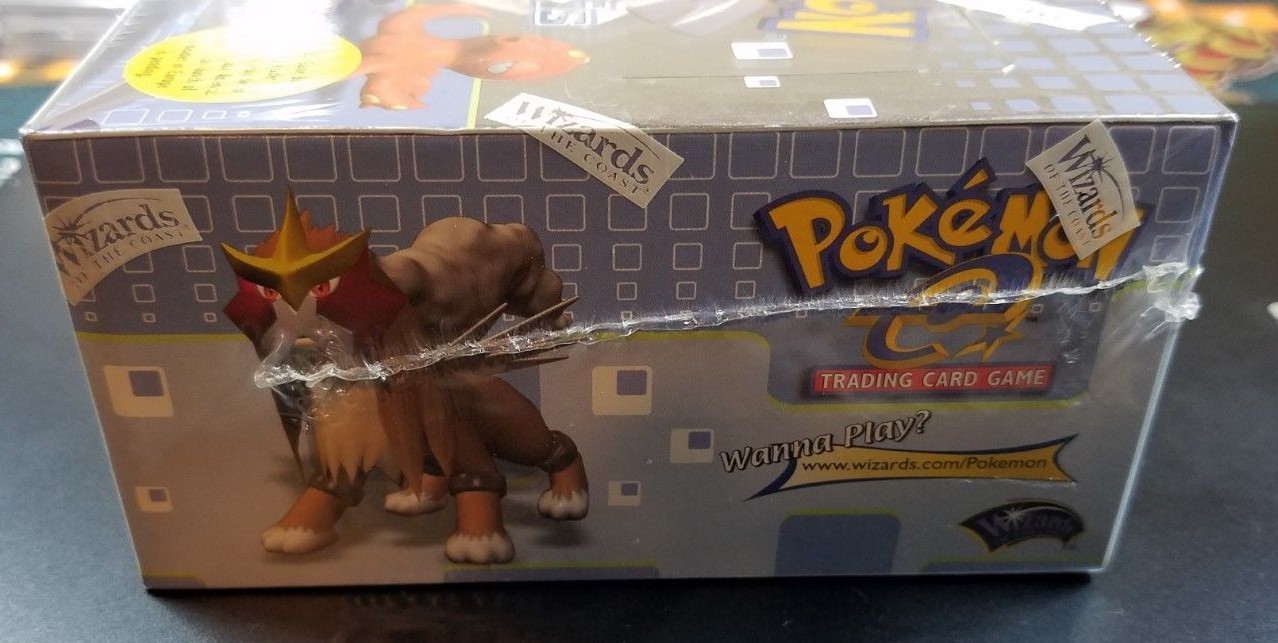 Sealed Pokemon Aquapolis Booster Box! 36 Booster Packs!