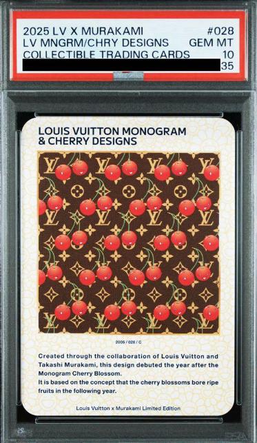 PSA 10 Louis Vuitton Takashi Murakami Monogram Cherry