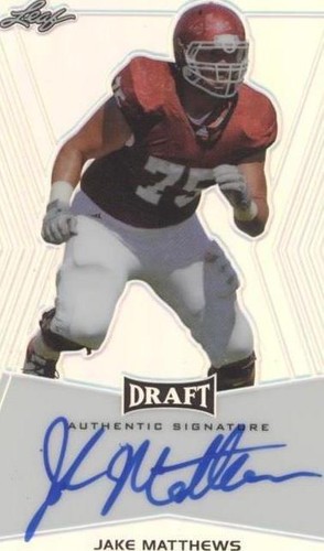 2014 Leaf Metal Draft Jake Matthews #BA-JM1