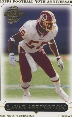 Lavar Arrington Penn State Washington signed NFL football proof Beckett COA Lavar Arrington Penn State Washington signed NFL football proof Beckett COA