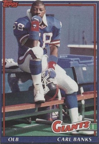 1991 Topps Carl Banks #19