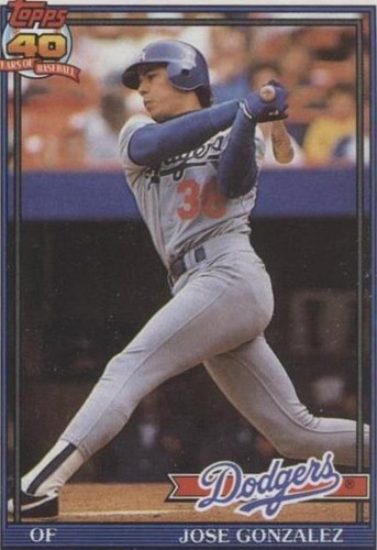 1991 Topps - Jose Gonzalez #279