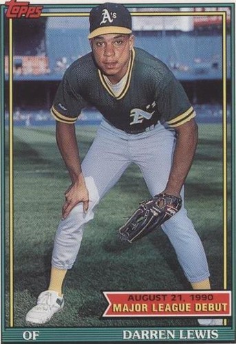 1990-91 Topps Major League Debut 1990 - Darren Lewis #87