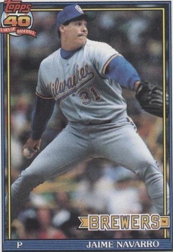 1991 Topps - Jaime Navarro #548