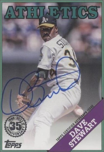 2023 Topps Series 1 - Dave Stewart #88BA-DAS