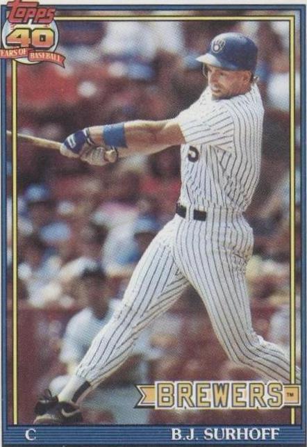 1991 Topps - B.J. Surhoff #592