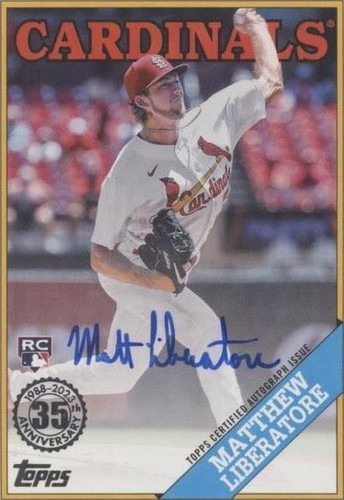 2023 Topps Series 1 - Matthew Liberatore #88BA-MLI