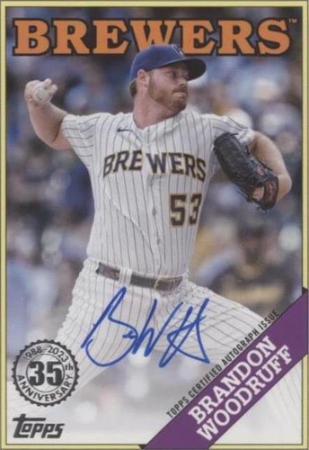 2023 Topps Series 1 - Brandon Woodruff #88BA-BWO