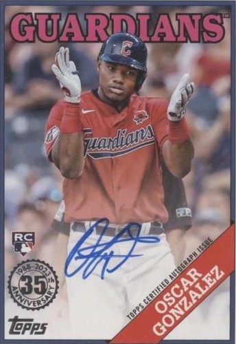 2023 Topps Series 1 - Oscar Gonzalez #88BA-OG