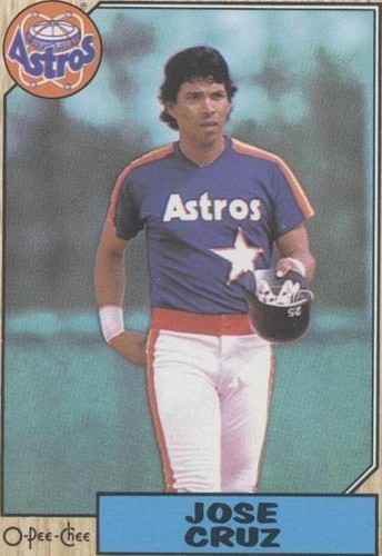 1987 O-Pee-Chee - Jose Cruz #343