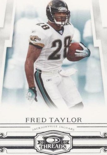 2007 Donruss Threads Fred Taylor #19