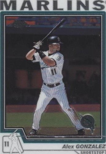 2004 Topps Chrome - Alex Gonzalez #144