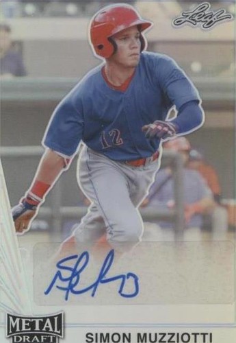 2021 Leaf Metal Draft - Simon Muzziotti #LA-SM2