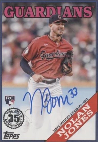 2023 Topps Series 1 - Nolan Jones #88BA-NJ
