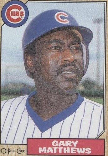1987 O-Pee-Chee - Gary Matthews #390