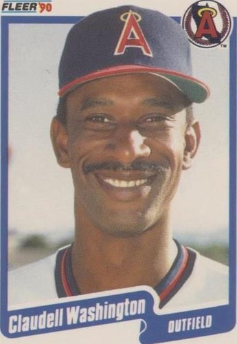 1990 Fleer - Claudell Washington #146