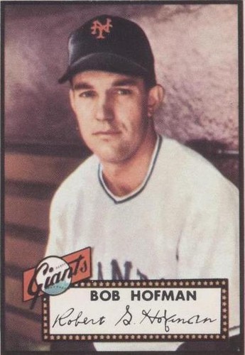 1983 Topps 1952 Reprint Series - Bobby Hofman #371