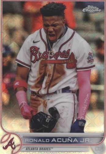 2022 Topps Chrome Logofractor Edition - Ronald Acuña Jr. #110