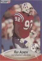 1990 Fleer Update Ray Agnew #U-5