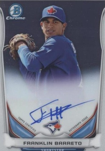 2014 Bowman Chrome - Franklin Barreto #BCAP-FB
