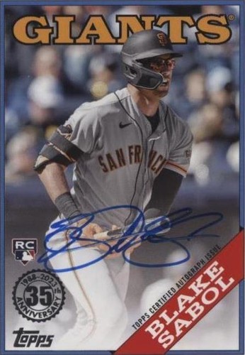 2023 Topps Update Series - Blake Sabol #88BAU-BSA