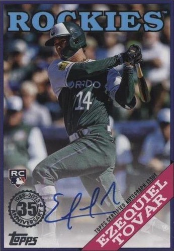 2023 Topps Update Series - Ezequiel Tovar #88BAU-ET