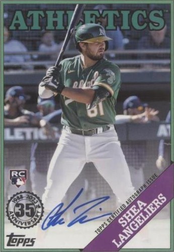 2023 Topps Series 1 - Shea Langeliers #88BA-SL