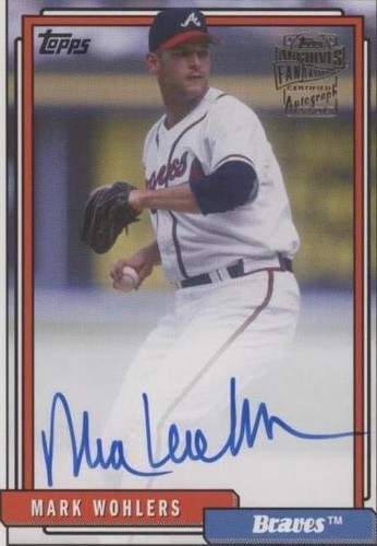 2020 Topps Archives - Mark Wohlers #FFA-MW