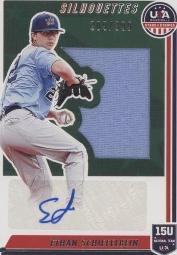 2022 Panini USA Baseball Stars & Stripes - Ethan Schiefelbein #SIL-ES