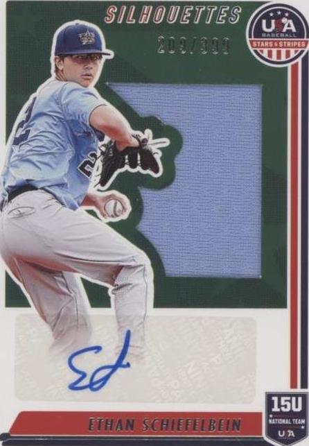 2022 Panini USA Baseball Stars & Stripes - Ethan Schiefelbein #SIL-ES