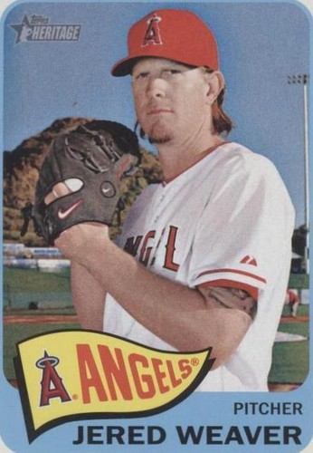 2014 Topps Heritage - Jered Weaver #140