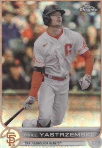 2022 Topps Chrome Logofractor Edition - Mike Yastrzemski #67