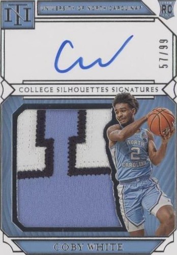 2019 Panini National Treasures Collegiate - Coby White #88
