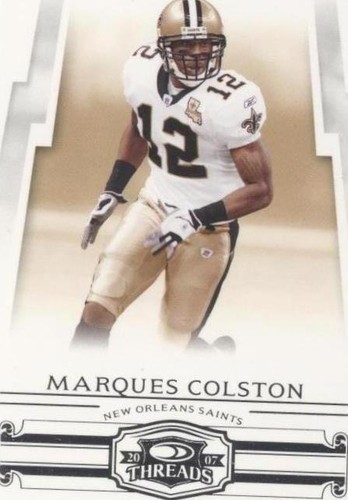 2007 Donruss Threads Marques Colston #105