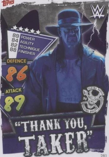 2021 Topps WWE Slam Attax - Undertaker #281