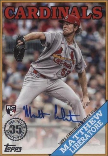 2023 Topps Update Series - Matthew Liberatore #88BA-MLI