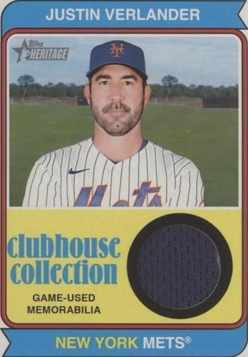 2023 Topps Heritage High Number - Justin Verlander #CCR-JV