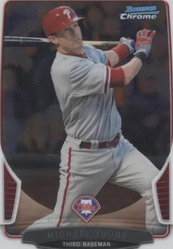 2013 Bowman Chrome - Michael Young #208