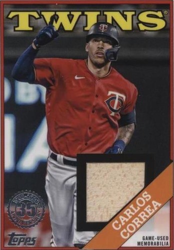 Carlos Correa 2023 Topps Series 1 & Series 2 Retro Bat Relic