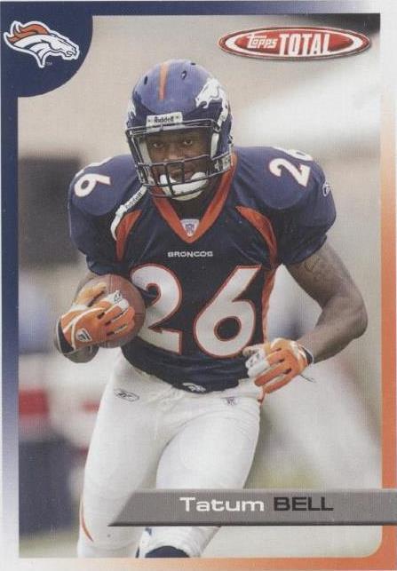 2005 Topps Total Tatum Bell #95