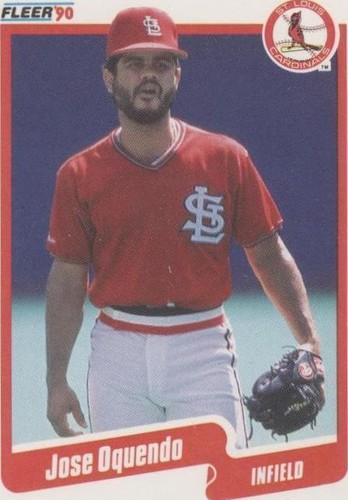 1990 Fleer - Jose Oquendo #255