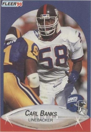 1990 Fleer Carl Banks #63