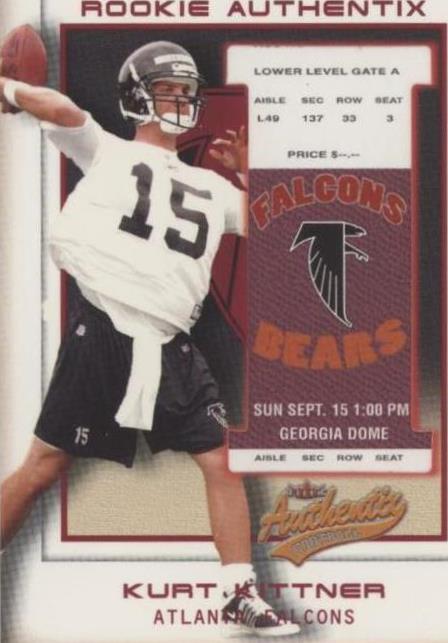 2002 Fleer Authentix Kurt Kittner #124