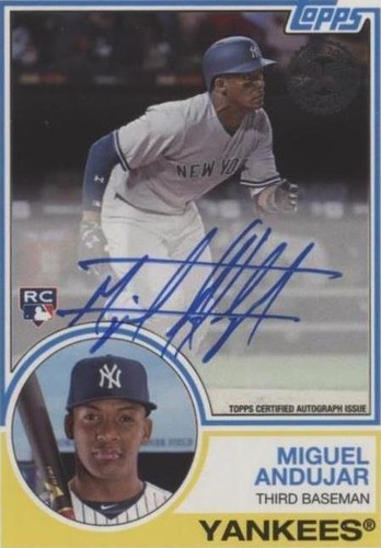 2018 Topps - Miguel Andujar #83A-MA