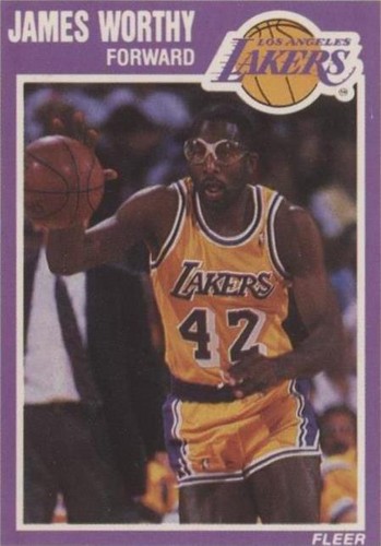 1989-90 Fleer - James Worthy #80