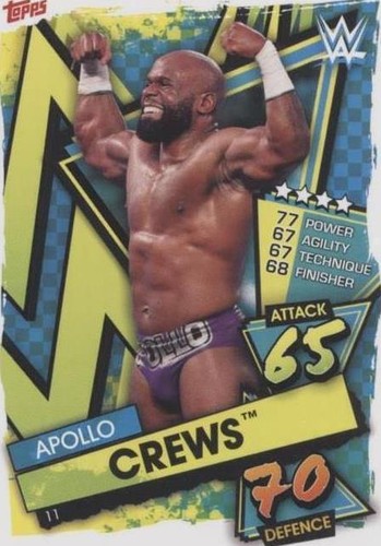 2021 Topps WWE Slam Attax - Apollo Crews #11