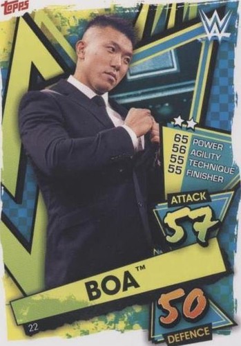 2021 Topps WWE Slam Attax - Boa #22